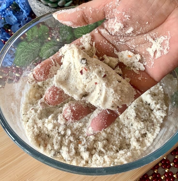 Step 1.1: Mix thoroughly until the oil is well incorporated into the flour