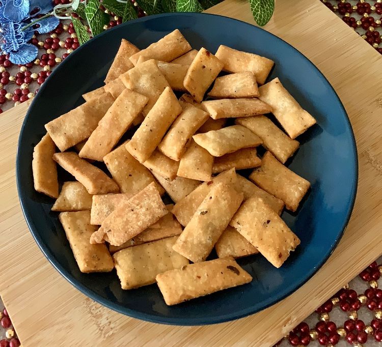 Step 1.1: Allow the fried suji bites to cool down completely