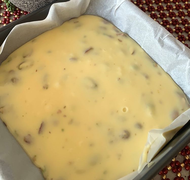 Step 1.1: Let the mixture cool to room temperature, then cover and refrigerate for a few hours or until it's firm enough to handle