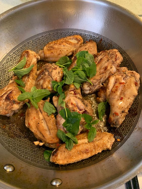 Step 1.2: Heat 2 tbsp of olive oil in a skillet over medium-high heat