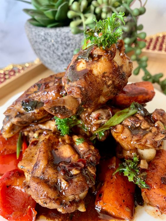 Balsamic Glazed Chicken Wings  recipe