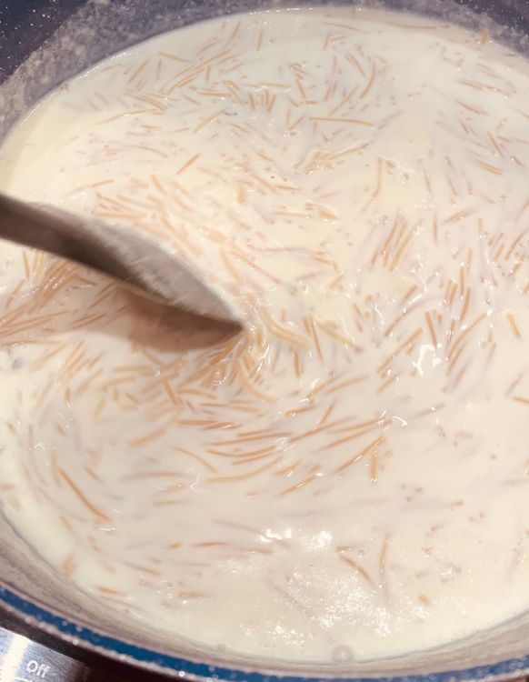 Step 1.1: Add vermicelli and stir for a few minutes until it turns light brown