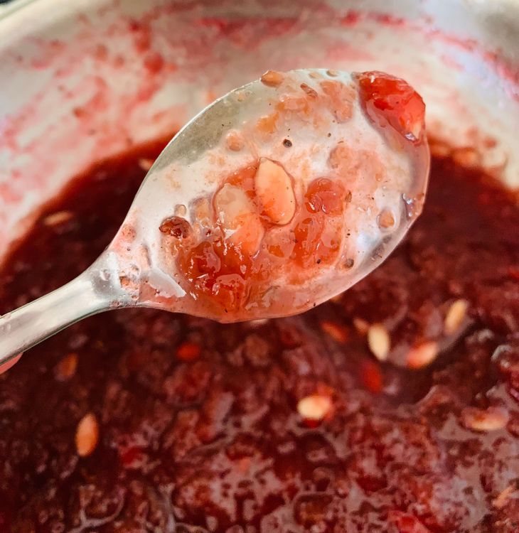 Step 3.1: It should coat the back of a spoon or form a thin string when pinched between your fingers