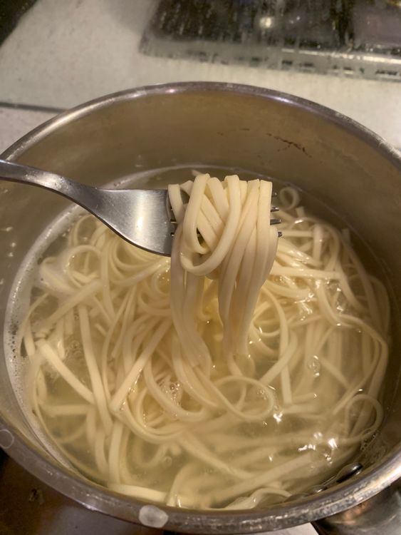 Step 1.1: In a pan, boil 2 glasses of water