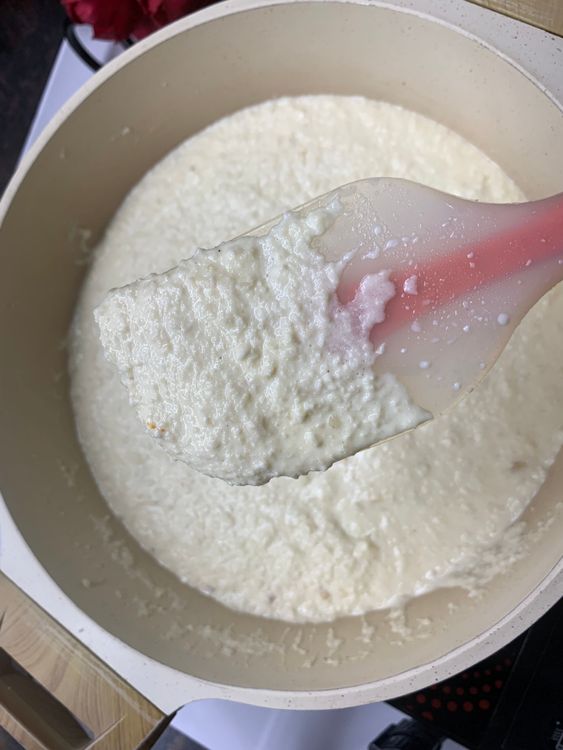 Step 1.1: Add milk to it