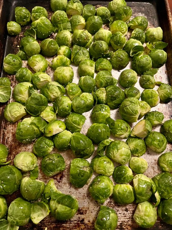 Step 1.2: Place your Brussel sprouts in a bowl