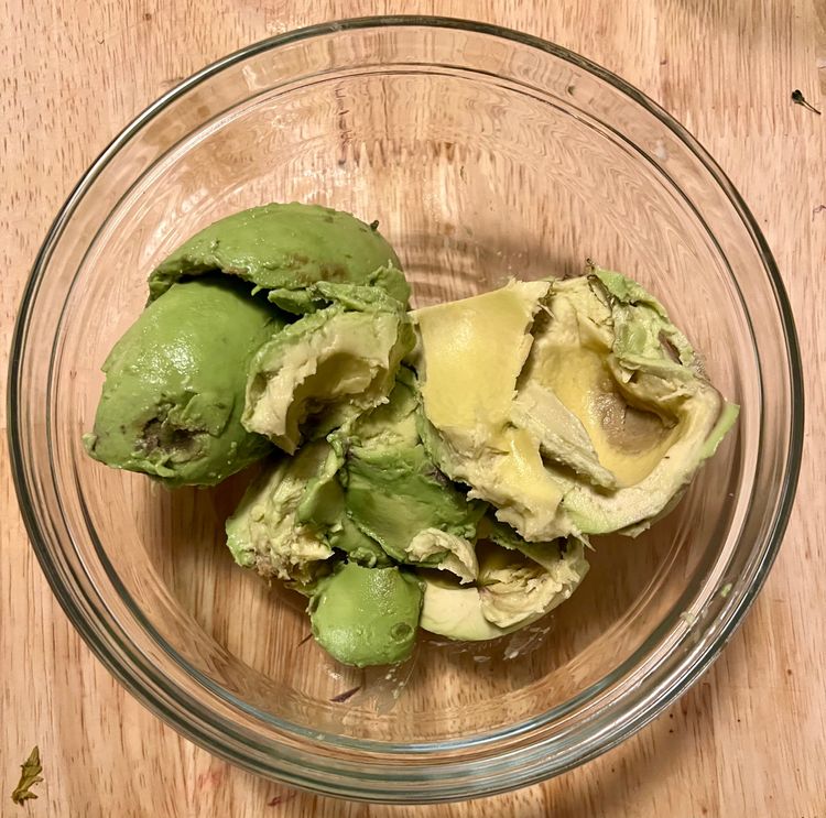Step 1.1: Start by making the avocado spread