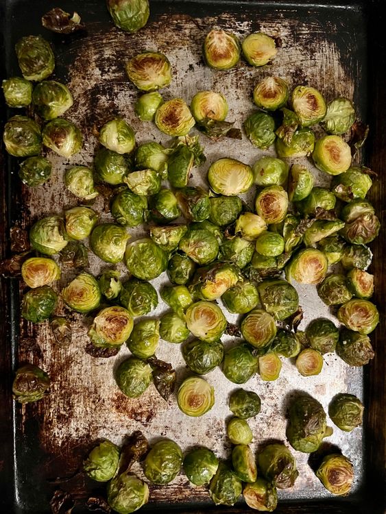 Step 1.1: Roast for about 30 minutes or until browned and thoroughly cooked through, stirring them halfway through roasting