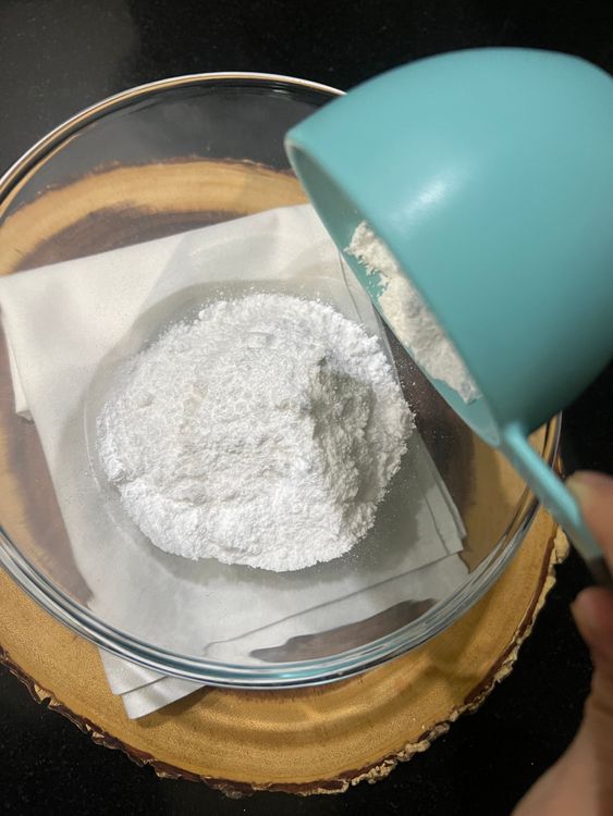 Step 1.1: In a bowl, add the sugar