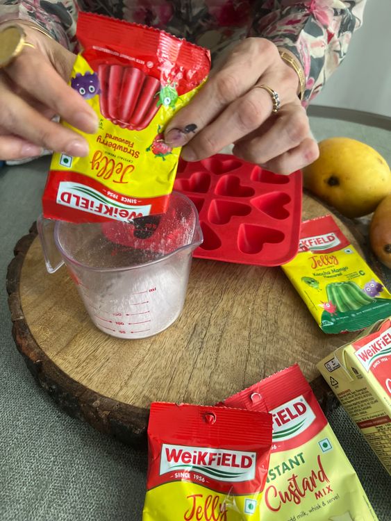 Step 1.1: Set some more jelly in different colors and flavors in[ ice trays](https://amzn