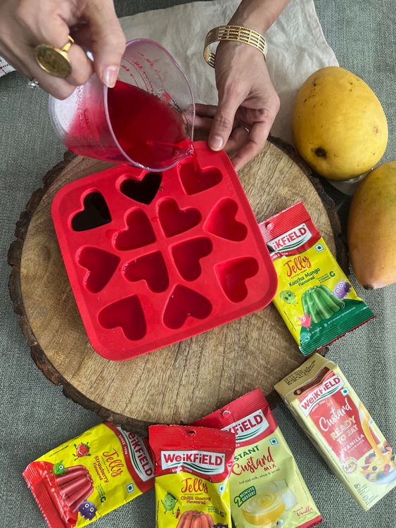Step 1.3: Set some more jelly in different colors and flavors in[ ice trays](https://amzn