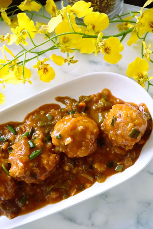 Vegetable Manchurian-Restaurant style recipe