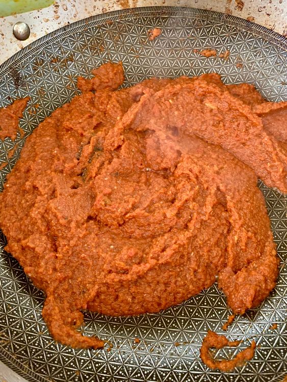 Step 2.2: Add Kashmiri chilli powder, cumin, coriander, turmeric, and salt