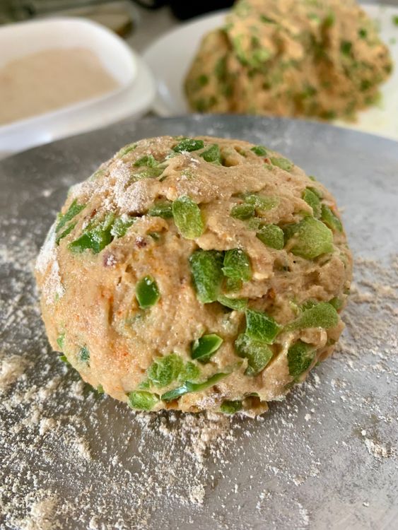 Step 1.1: Divide the dough into equal-sized portions and roll each into a ball