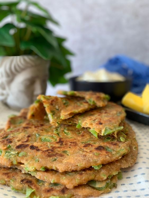 Capsicum (Bell Pepper) Paratha recipe