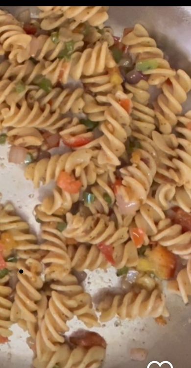 Step 1.1: Add boiled pasta and give it a good mix