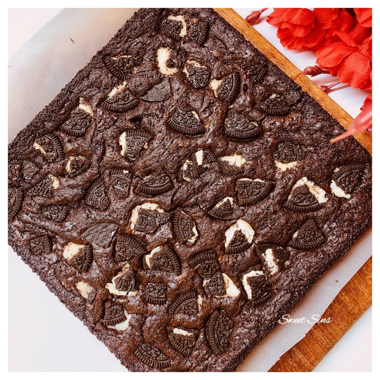 MINT OREO BROWNIES recipe