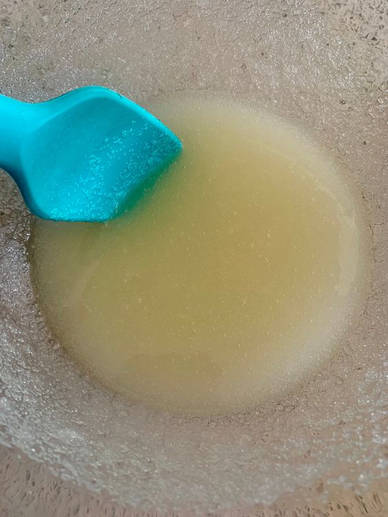 Step 1.1: Combine vegetable oil and sugar in a mixing bowl