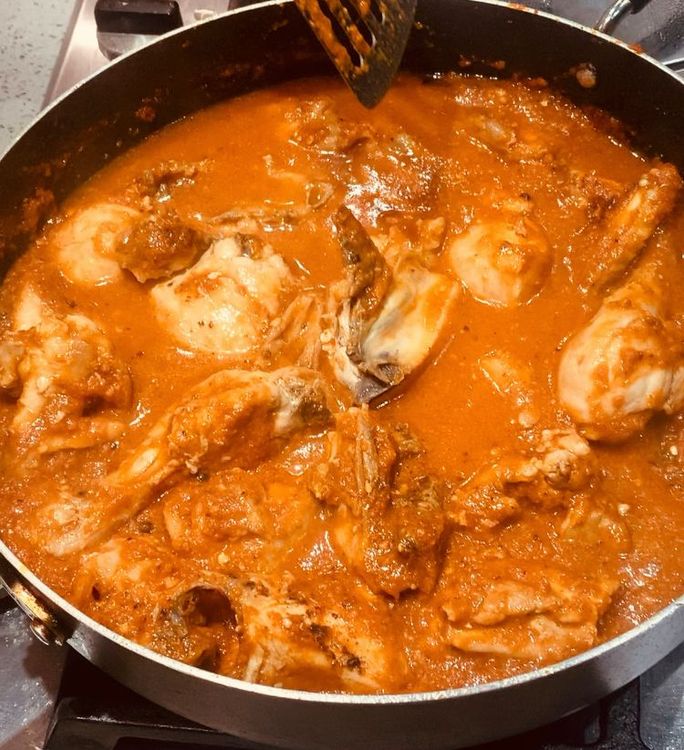 Step 1.2: Add water, bring to a boil and cover the wok and cook over low heat for 20-25 minutes or until the chicken is tender and the gravy has thickened