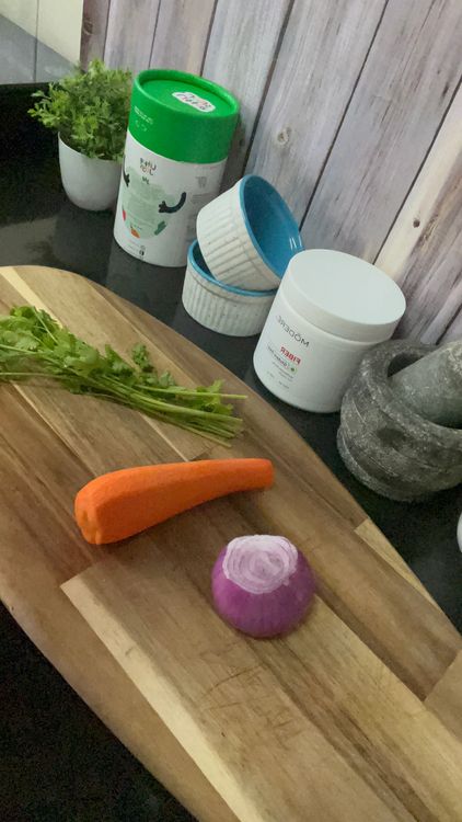 Step 1.1: Chop vegetables of your choice