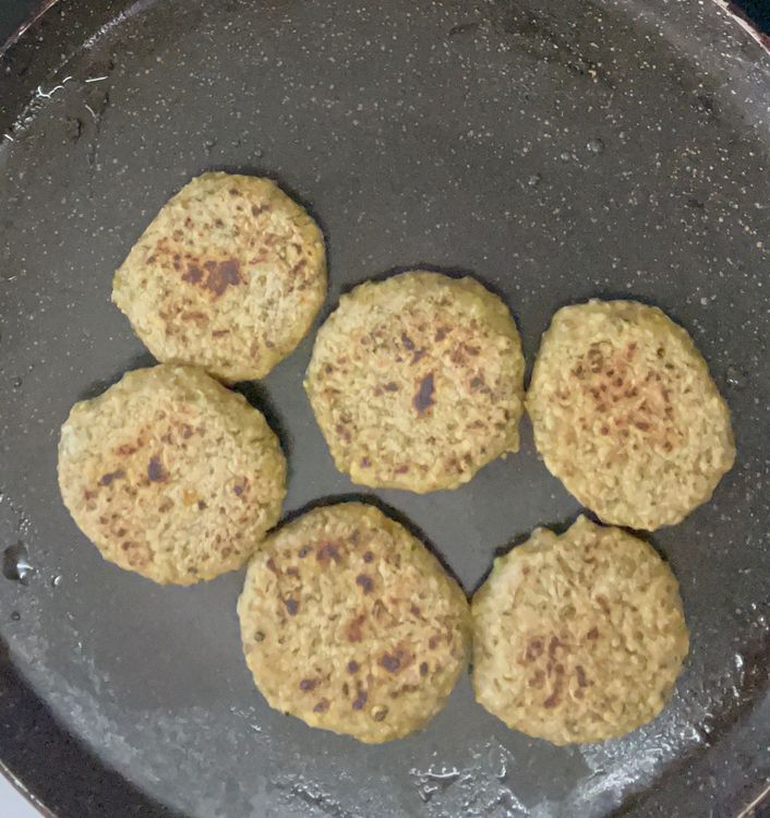 Step 1.1: Pour a little oil and cook it gently