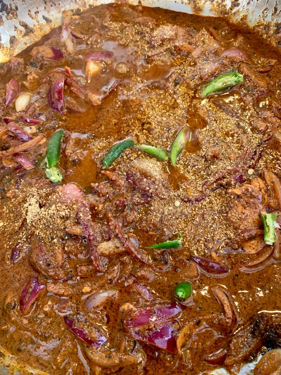 Step 3.2: Add the reserved marinade to the pan