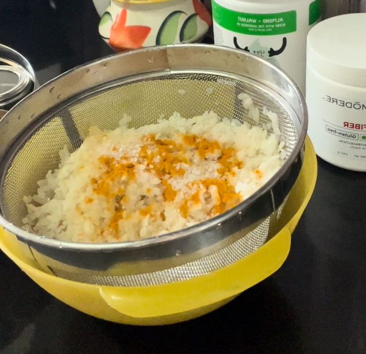 Step 1.1: Add salt,sugar,turmeric powder and lemon
