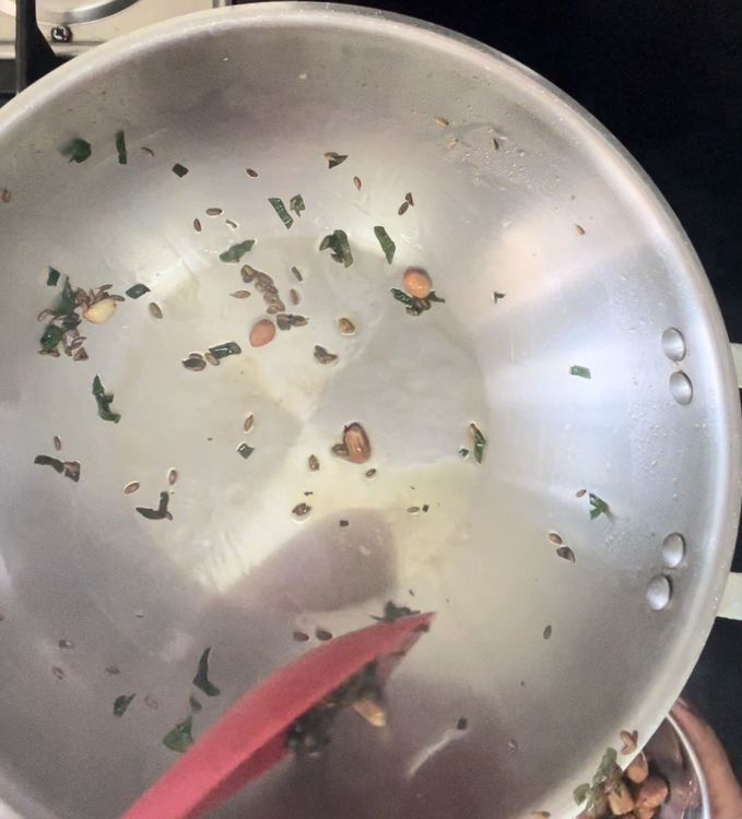 Step 1.1: Take the peanuts out once it’s fried
