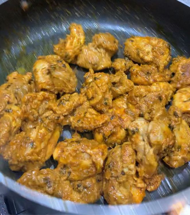 Step 1.1: Lower the heat, cover with a lid and cook for 8-10 minutes or until fully cooked