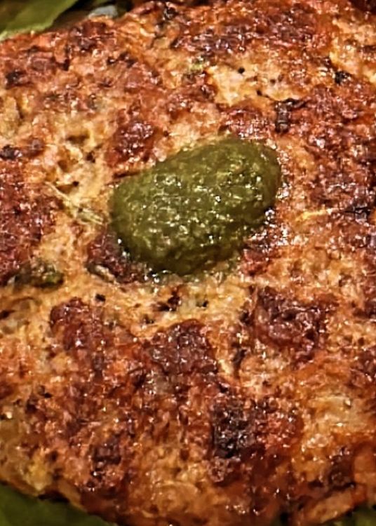 Step 2.3: Cook the patties for 5-7 minutes on both sides or until they are evenly browned and cooked through