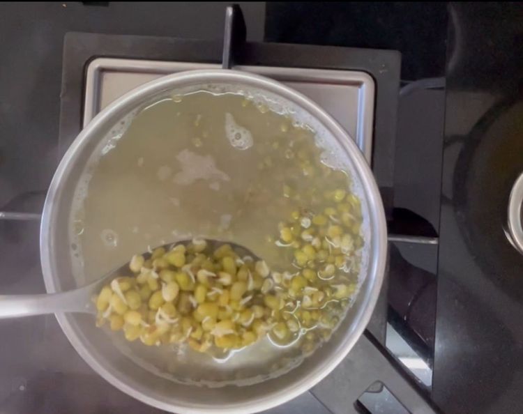 Step 1.1: Once the colour is changed drain it with a strainer

