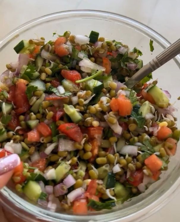 Sprouts salad π₯ recipe