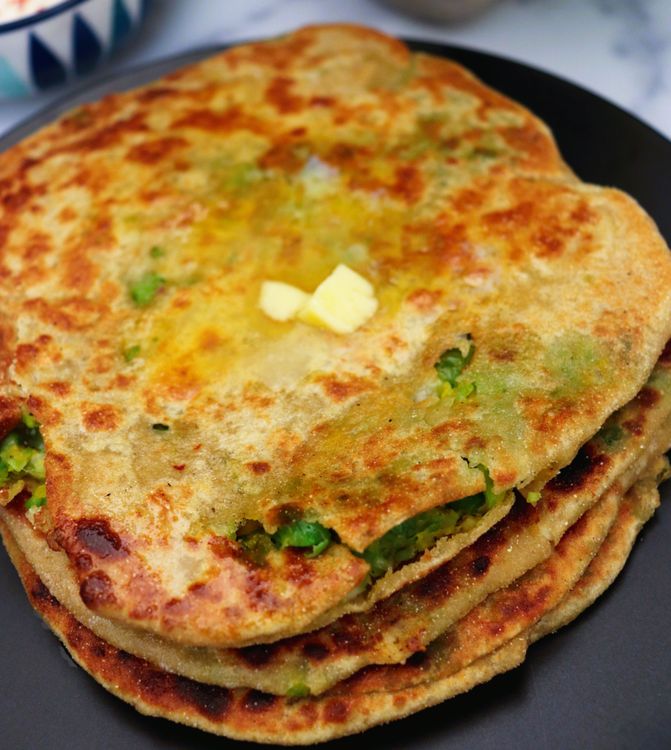 Step 5.1: Serve hot with butter, chutney, yogurt, or your favourite pickle