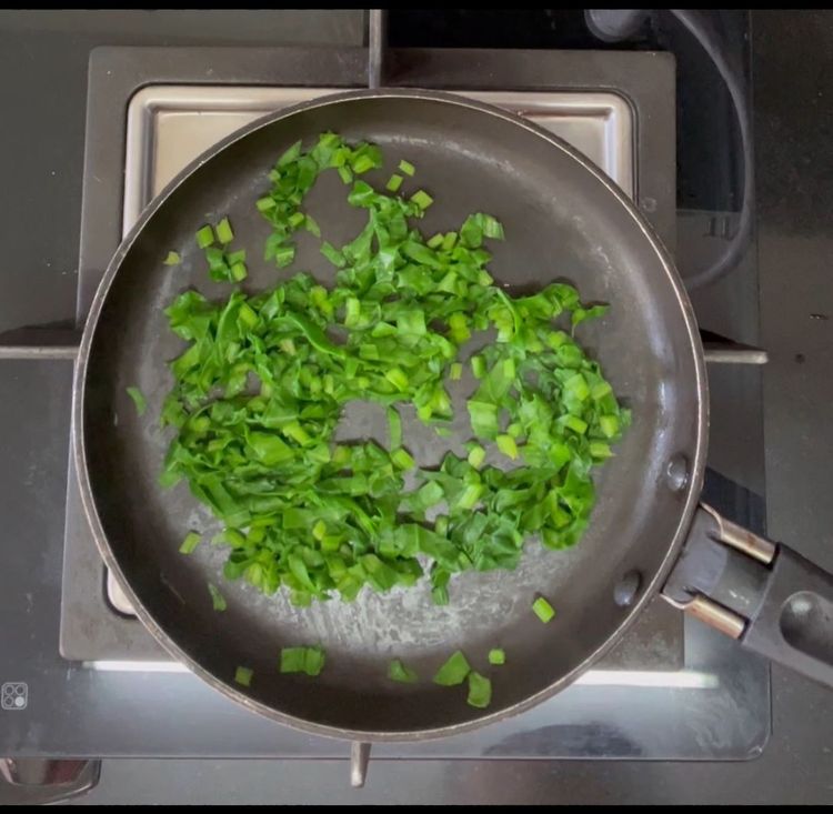 Step 1.1: Sauté it till all water dried up
