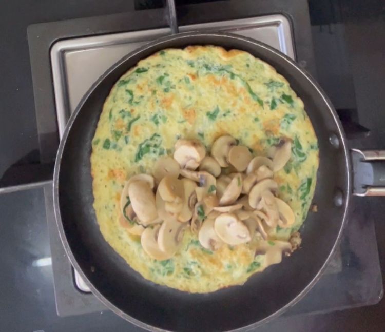 Step 1.1: Now again flip it in put your stuffing on it along with your favourite seasoning

