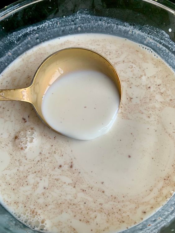 Step 3.1: Mix thoroughly or blend again for a creamier texture