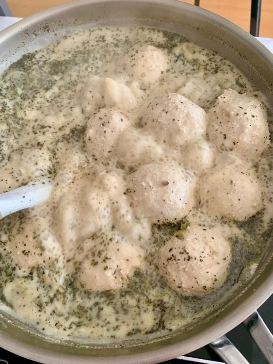 Step 5.1: Sprinkle in the mint powder and cook uncovered for 10-15 minutes,