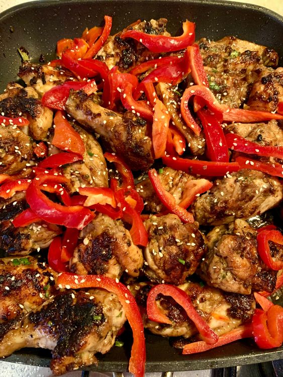 Step 1.1: Once the chicken wings are done, transfer them to a serving plate