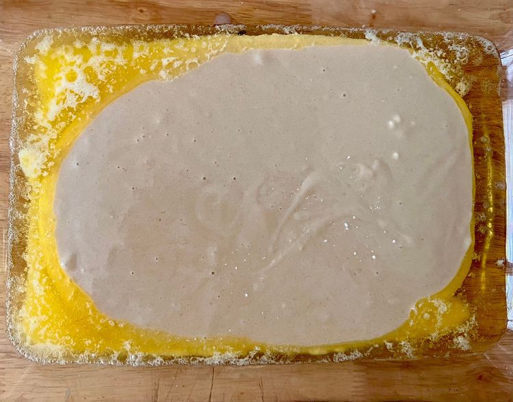 Step 1.1: Add the flour and milk mixture slowly