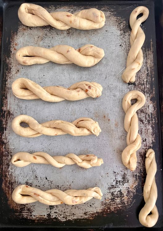 Step 1.4: Next, grease a cookie sheet or similar-sized pan