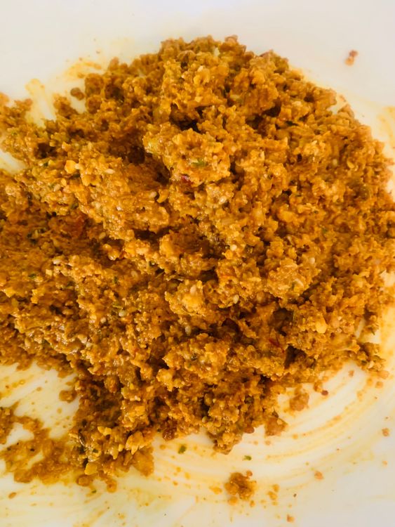 Step 1.1: Transfer the paste to a bowl