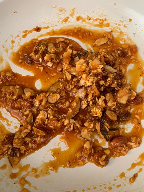 Step 1.2: Add the jaggery and coconut (either grated or finely chopped using a chopper)