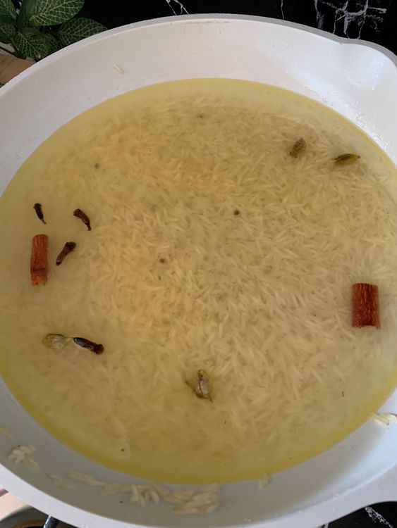 Step 2.1: Add water and salt