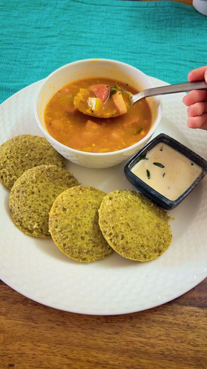 Step 1.2: Serve hot with idli or dosa