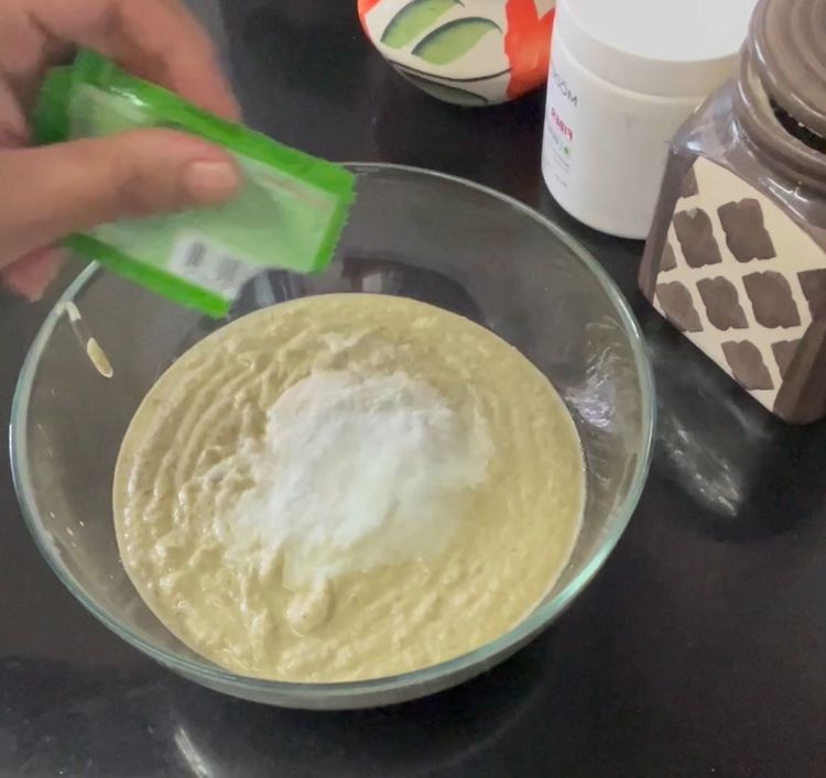 Step 1.1: Add eno to the batter