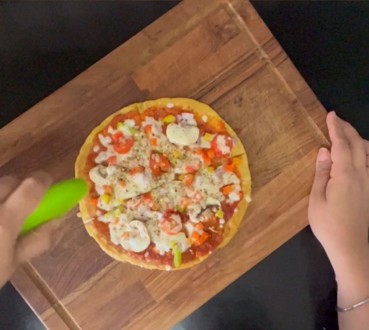 Step 1.1: Cut into slices and serve hot