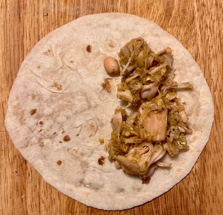 Step 1.1: Meanwhile, start assembling your taquitos