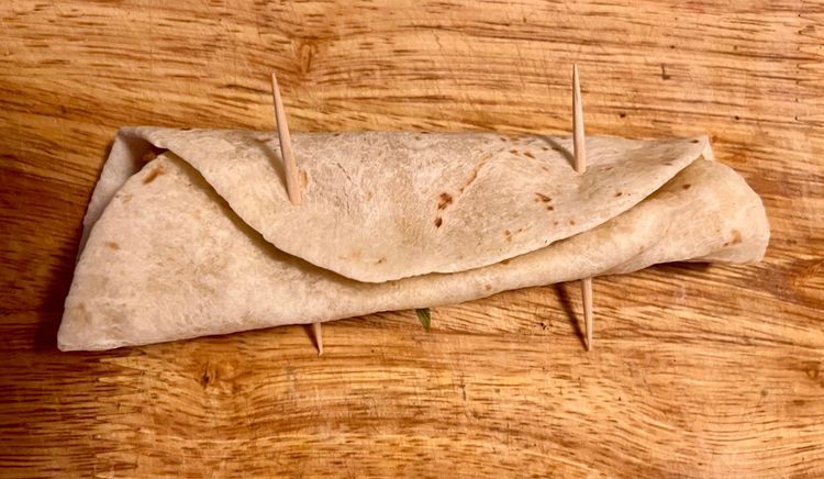 Step 1.3: Meanwhile, start assembling your taquitos