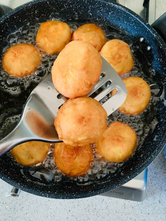 Step 3.1: Fry until golden brown and crispy, turning occasionally for even cooking