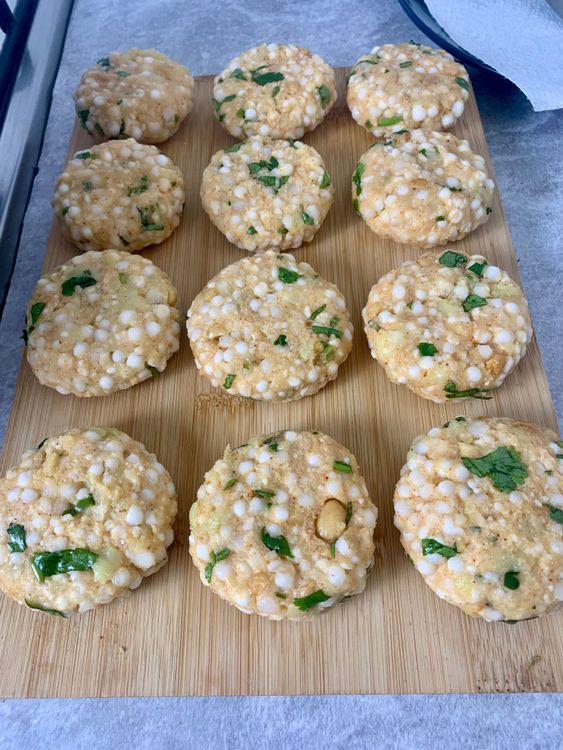 Step 3.3: Take small portions of the mixture, roll into balls, and flatten gently into tikkis or patties